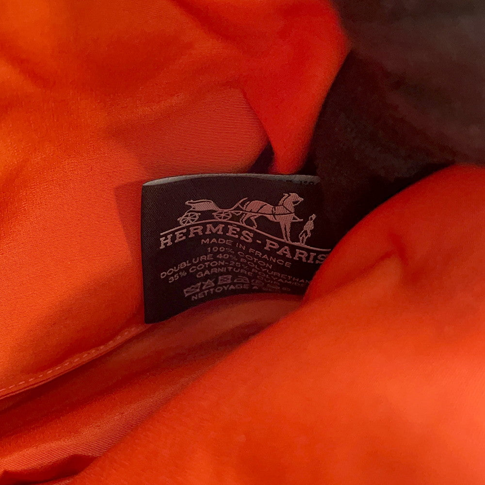 HERMES BolidePouch Black Canvas Size Mini