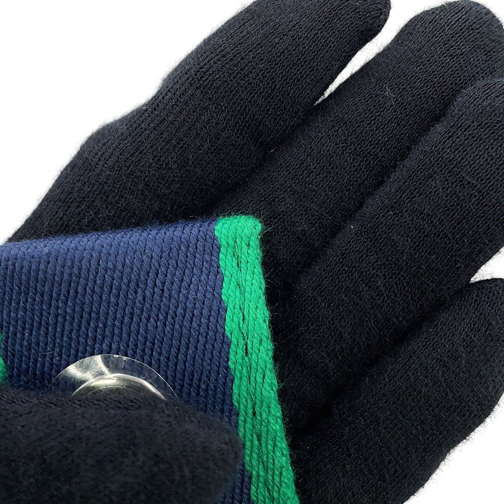 HERMES Brid a Black Marine Canvas Size PM