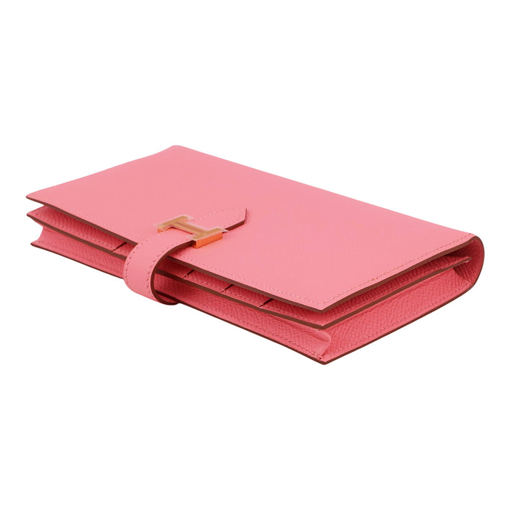 HERMES Beansufla Rose Azalee Epsom