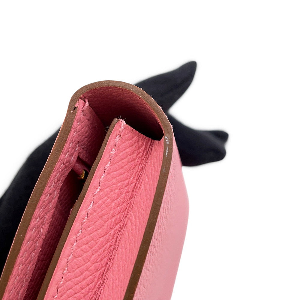 HERMES Beansufla Rose Azalee Epsom