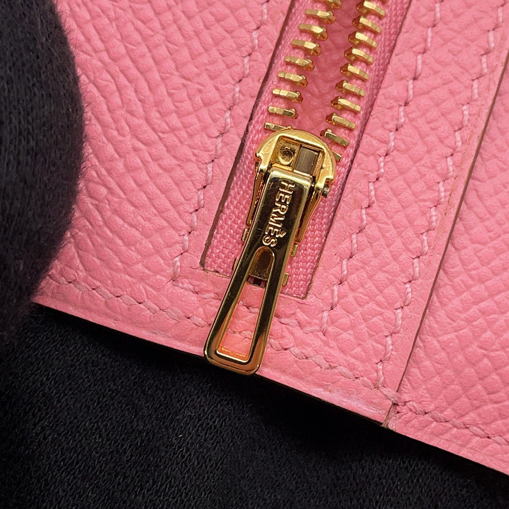 HERMES Beansufla Rose Azalee Epsom