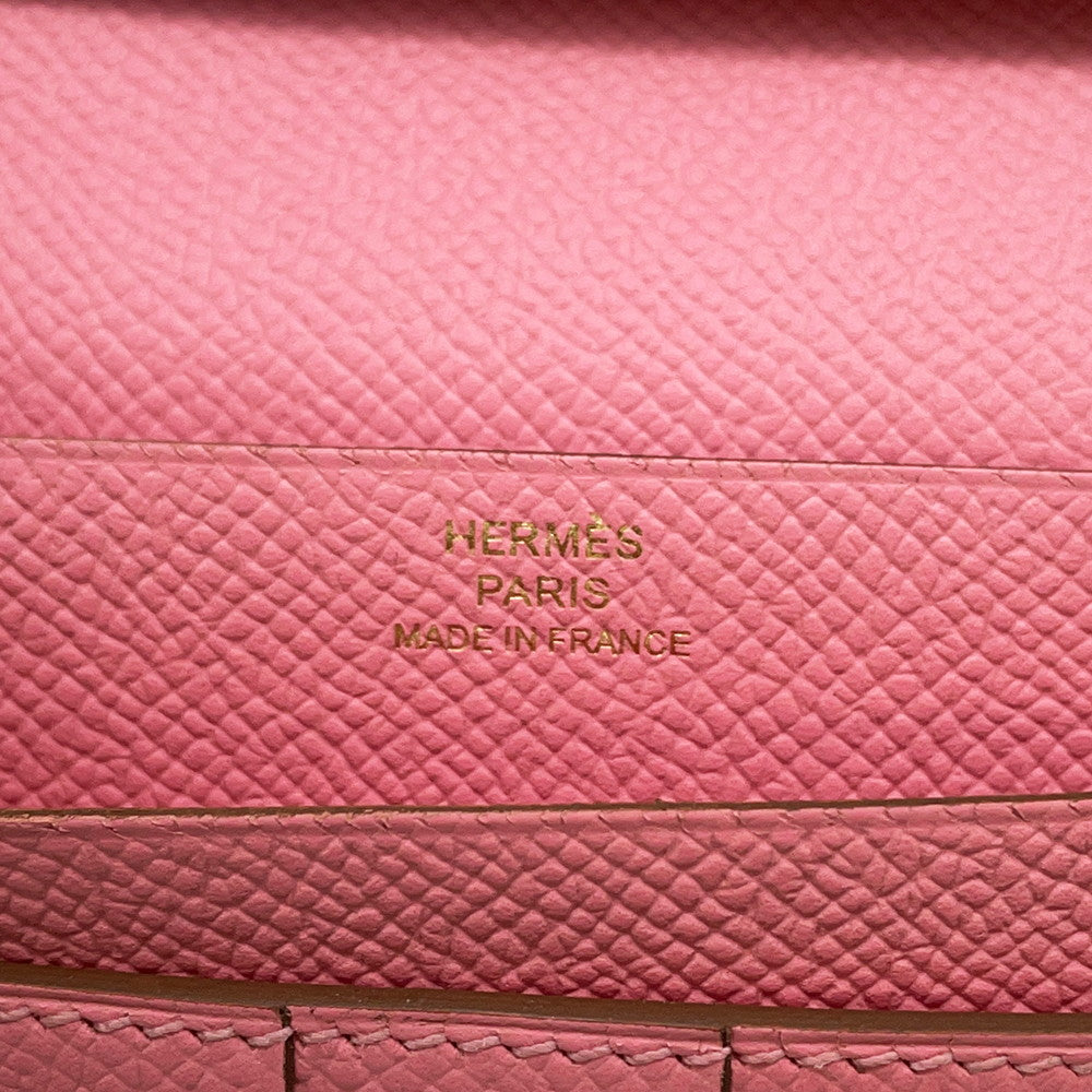 HERMES Beansufla Rose Azalee Epsom
