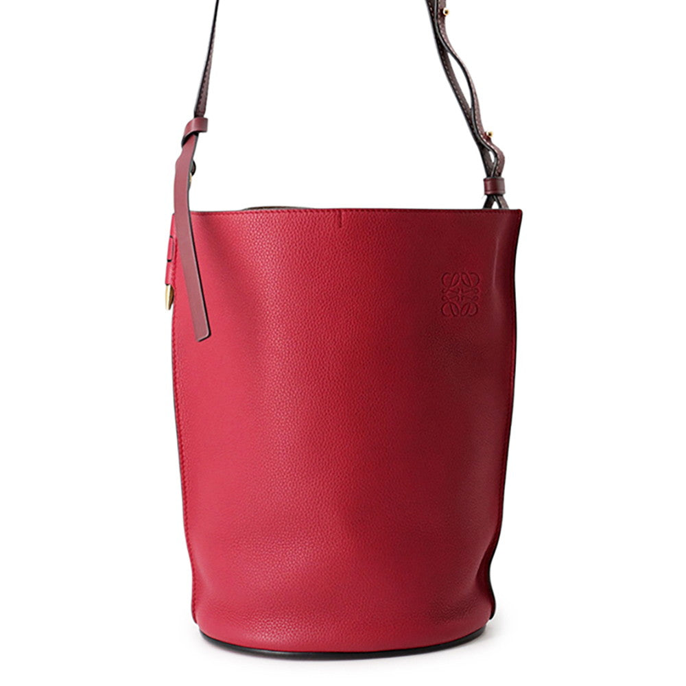 LOEWE Gate Shoulder Bag Red321.12.U13 Leather