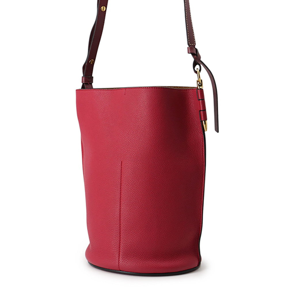 LOEWE Gate Shoulder Bag Red321.12.U13 Leather