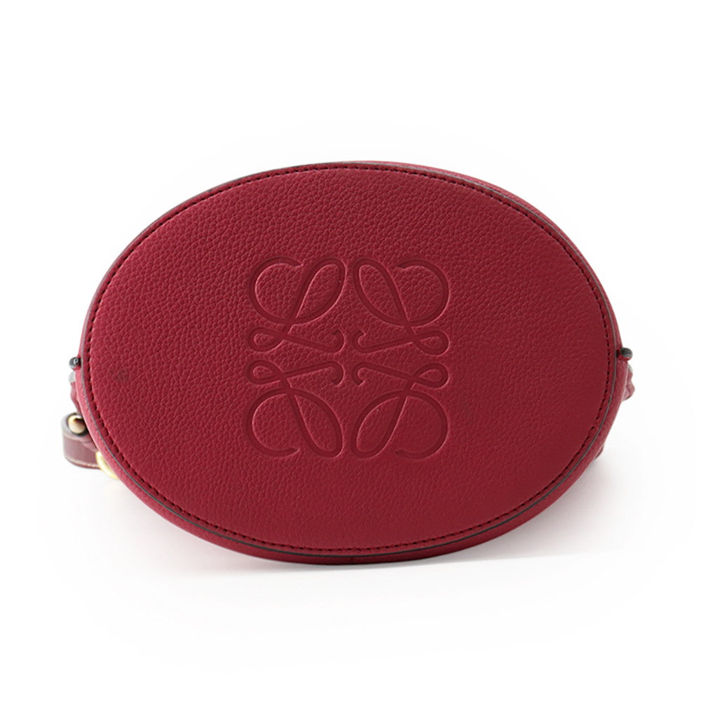 LOEWE Gate Shoulder Bag Red321.12.U13 Leather