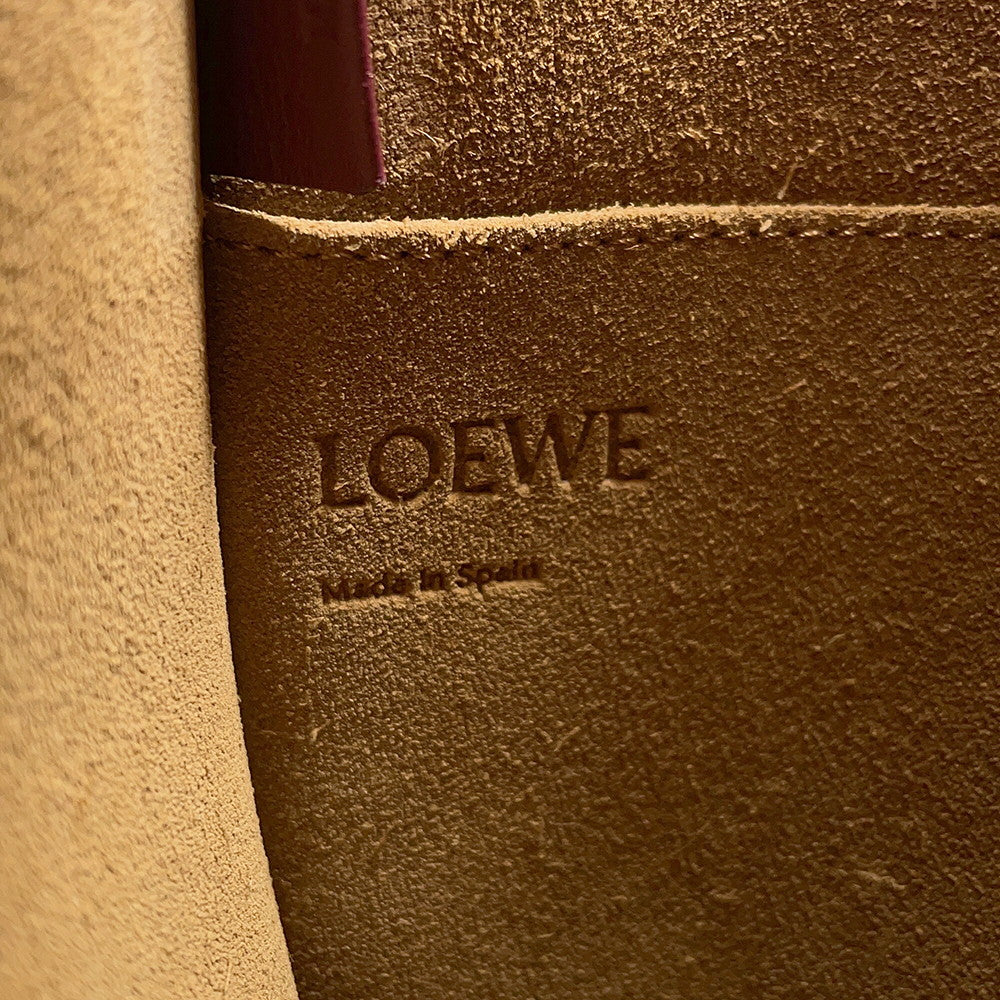LOEWE Gate Shoulder Bag Red321.12.U13 Leather