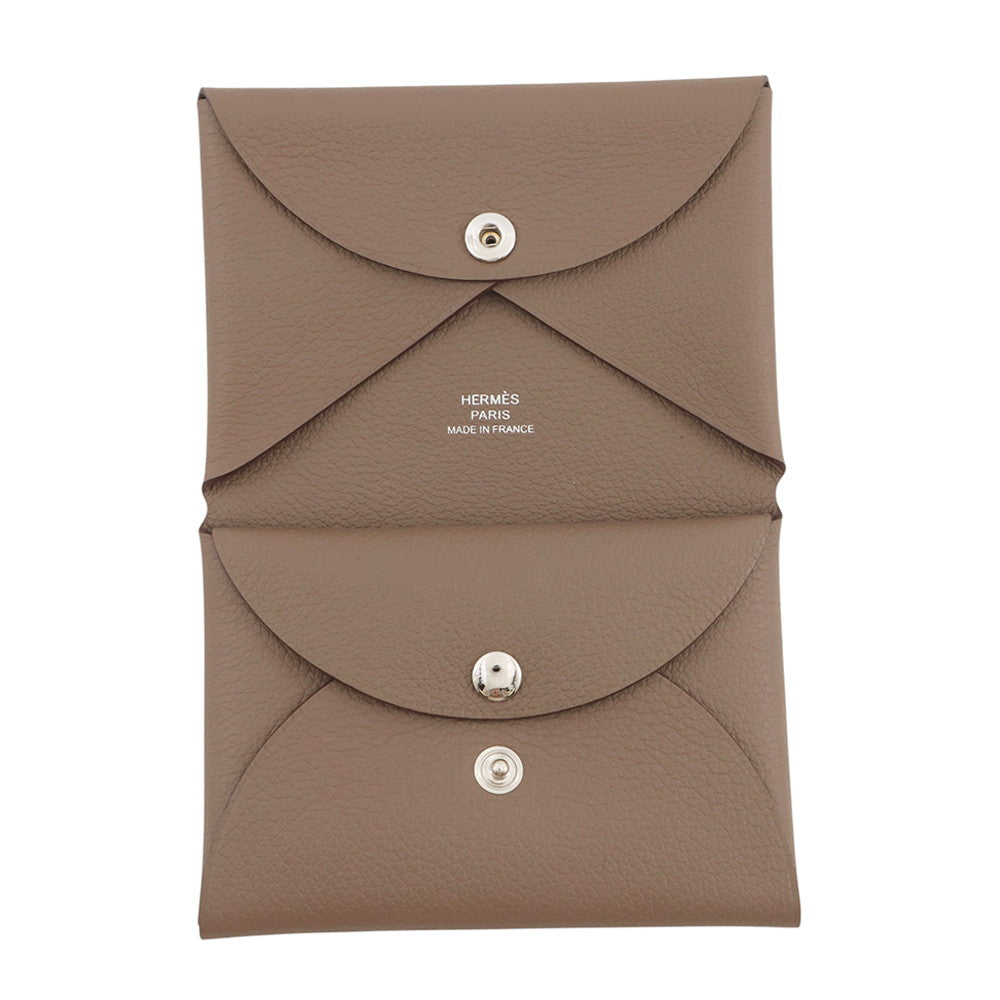 HERMES Calvi Duo Etoupe Evercolor