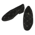 LOUIS VUITTON Opera shoes Black Velour Size 5 1/2