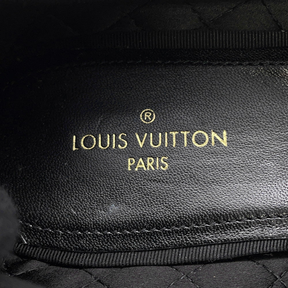 LOUIS VUITTON Opera shoes Black Velour Size 5 1/2