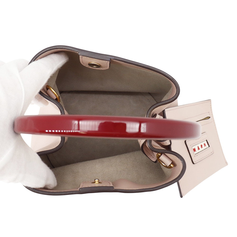 MARNI Marni Panier 2-way Bag PinkSCMPU09TY3 LV589 Z1S77 Leather