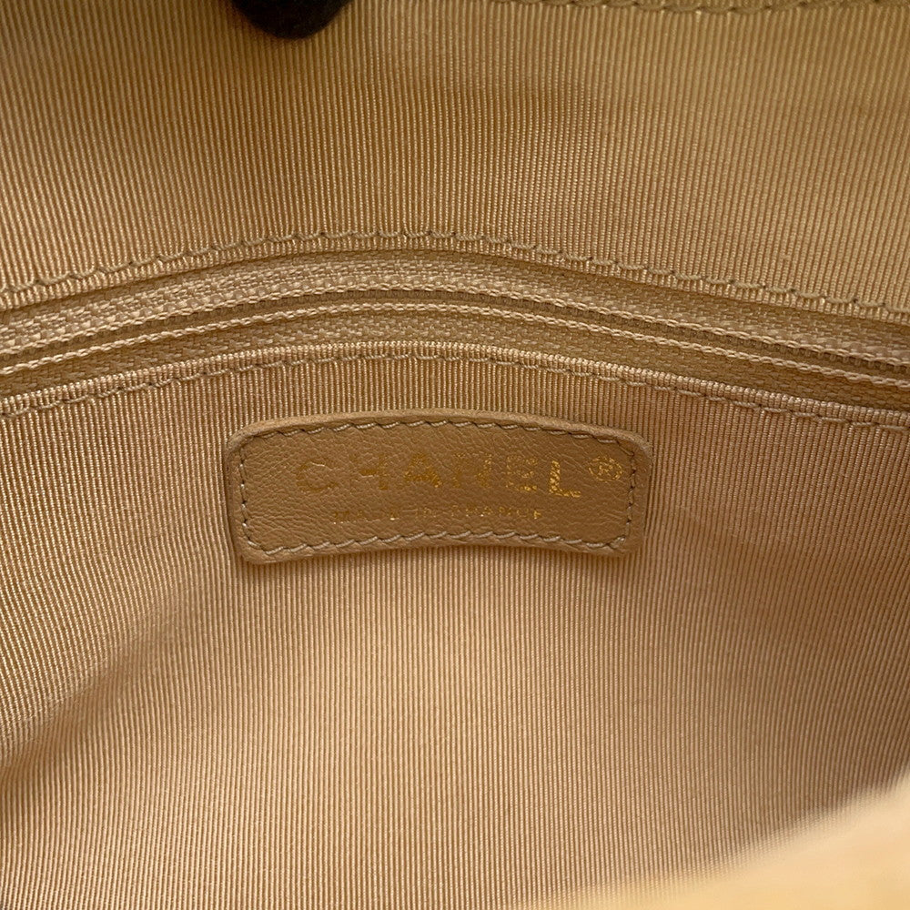 CHANEL Matelasse ChainShoulder Bag BeigeA20993 Caviar Leather