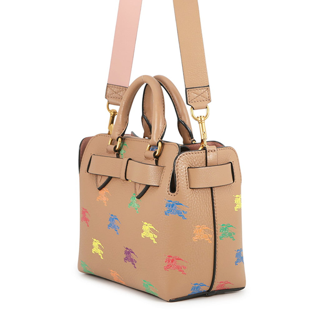 BURBERRY Belt 2wayTote Bag Brown/Multicolor8006484 Leather
