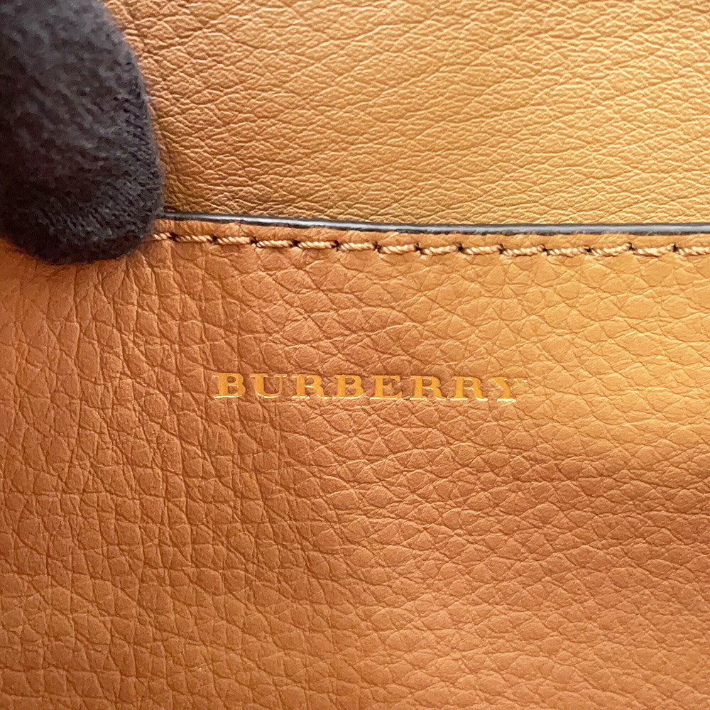 BURBERRY Belt 2wayTote Bag Brown/Multicolor8006484 Leather