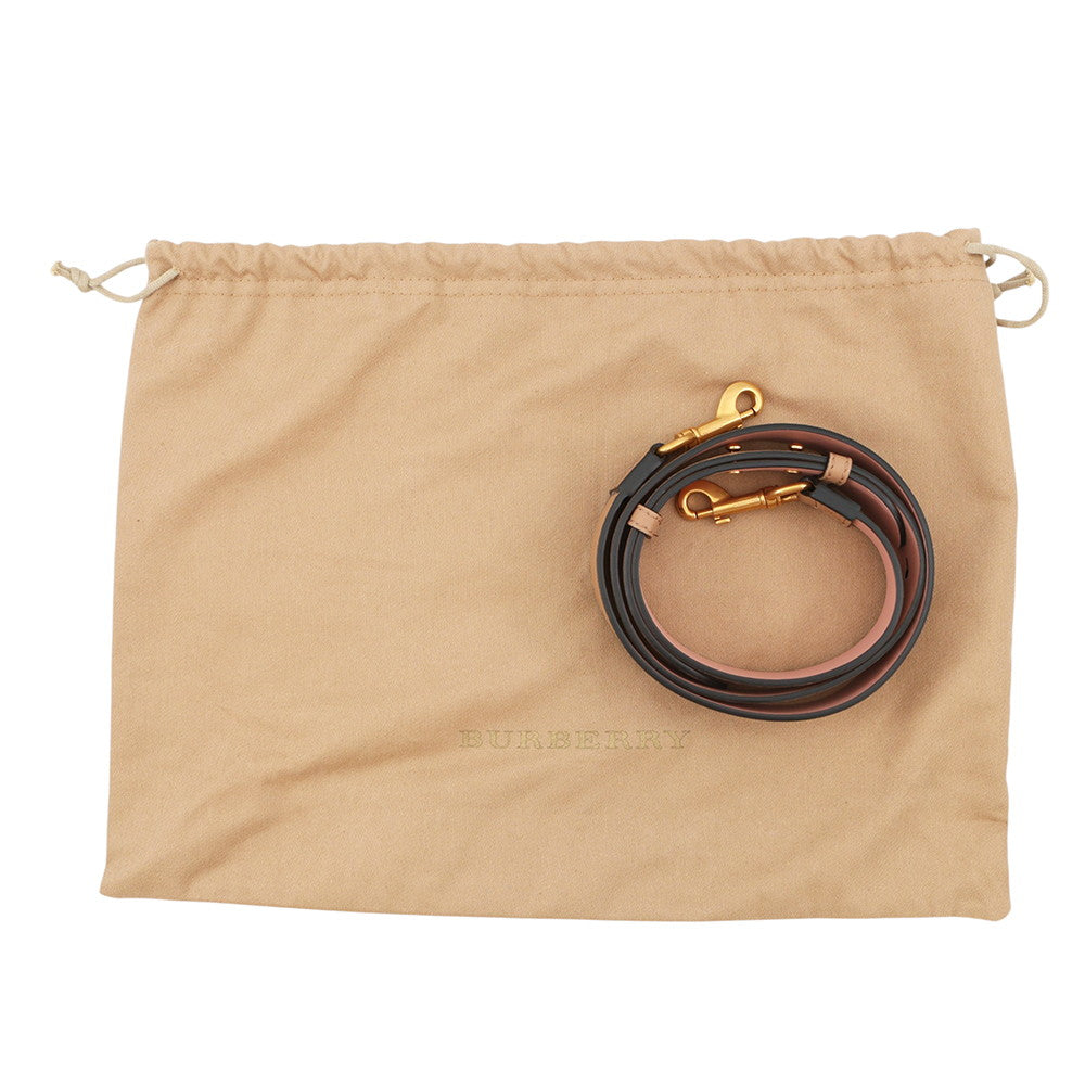 BURBERRY Belt 2wayTote Bag Brown/Multicolor8006484 Leather