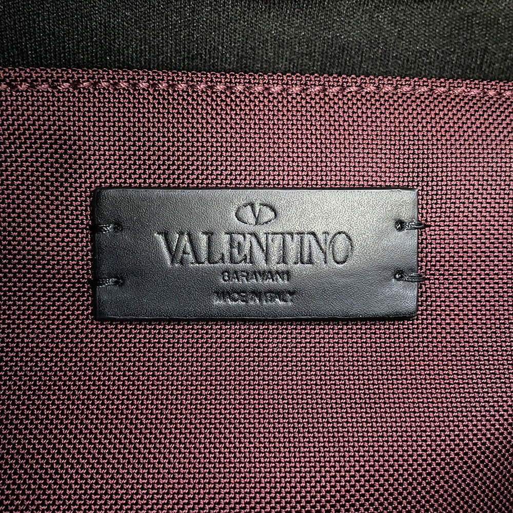 Valentino Garavani VLTN Logo Crossbody Bag Bordeaux/Black2Y2B0B94LEK_UYN Canvas Leather
