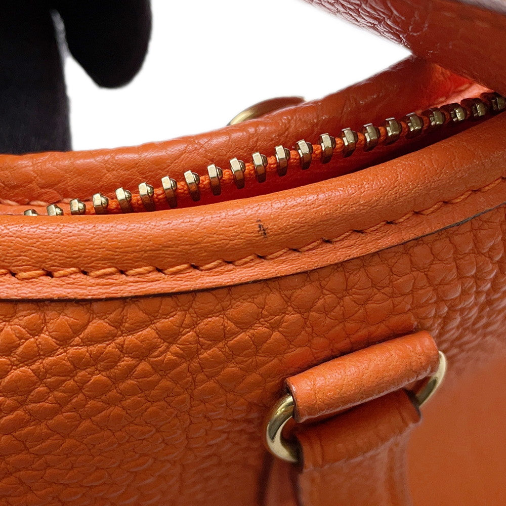 HERMES Trim Orange Togo Leather Size 31