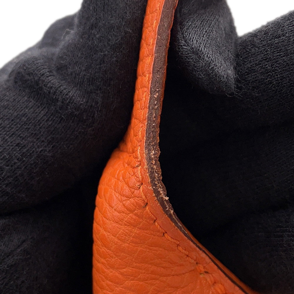 HERMES Trim Orange Togo Leather Size 31