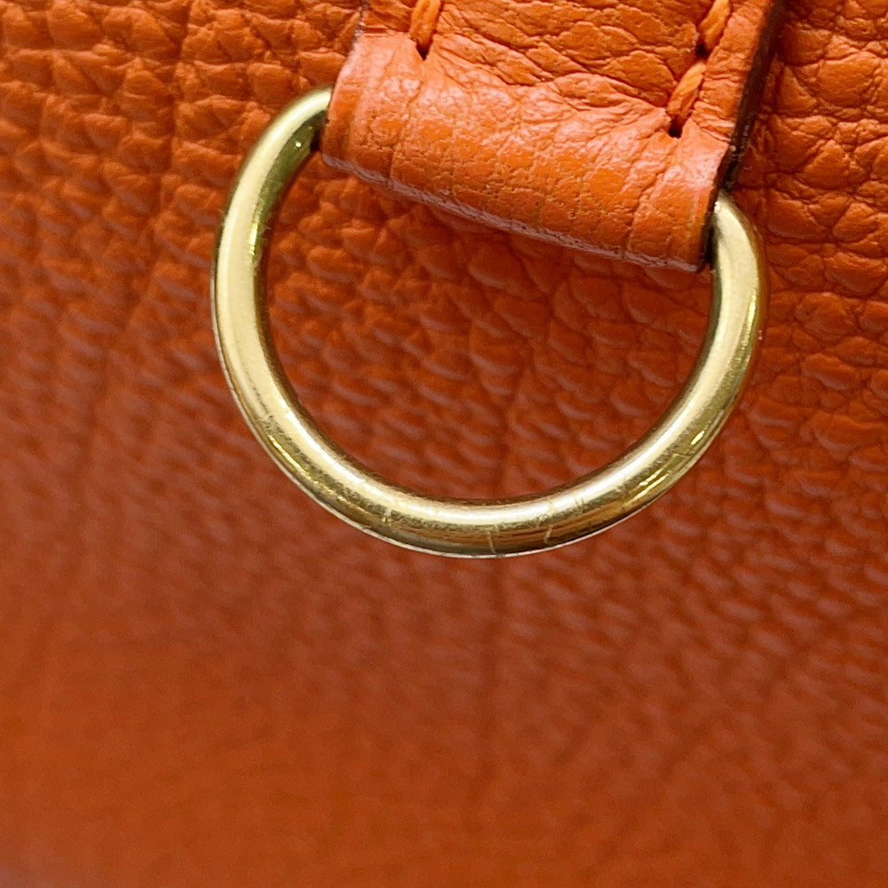 HERMES Trim Orange Togo Leather Size 31
