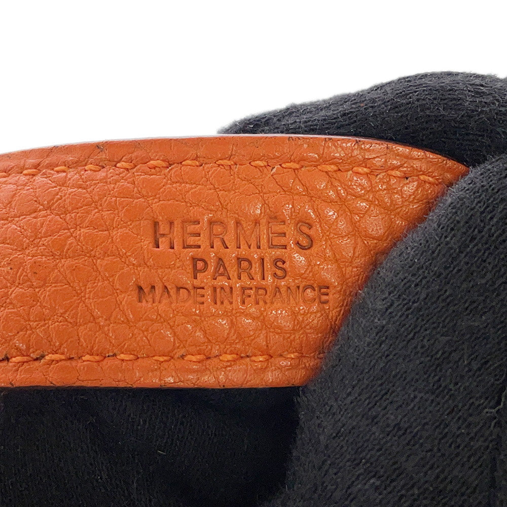HERMES Trim Orange Togo Leather Size 31