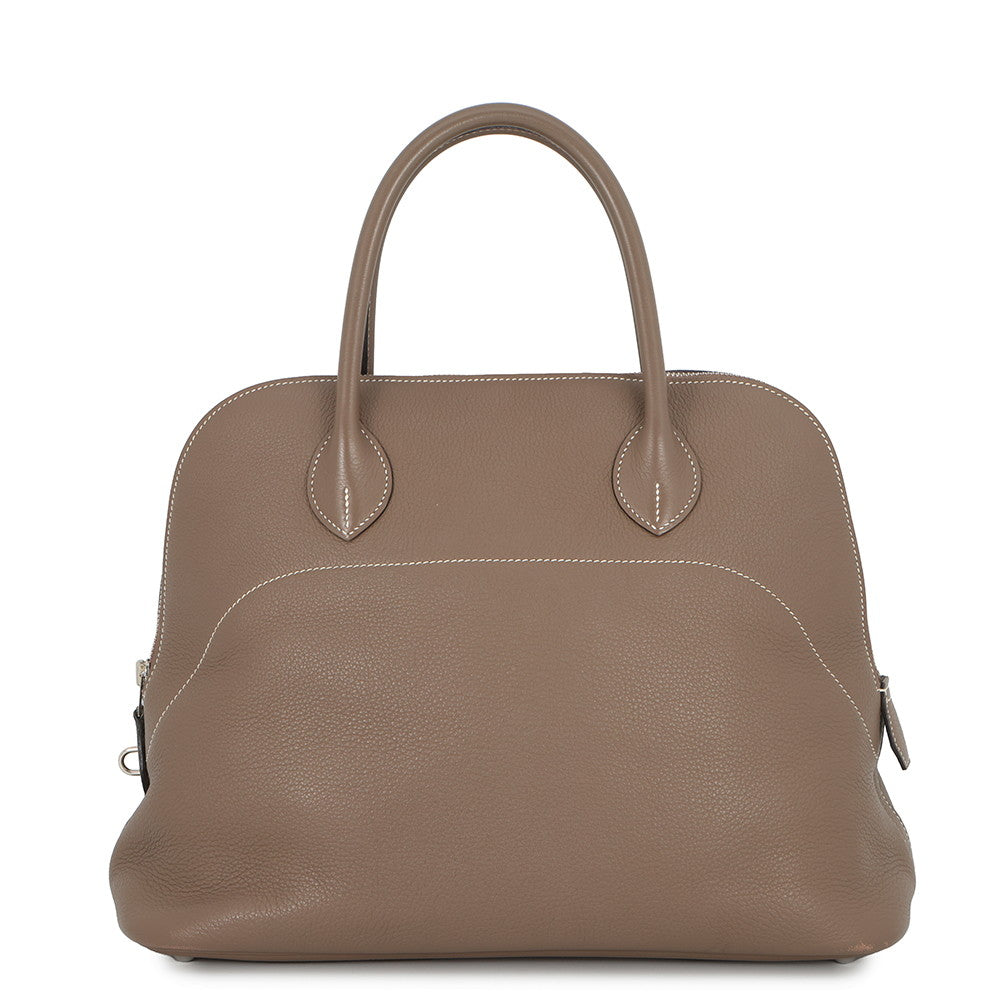 HERMES Bolide Relax Etoupe Taurillon Nobillo Size 35