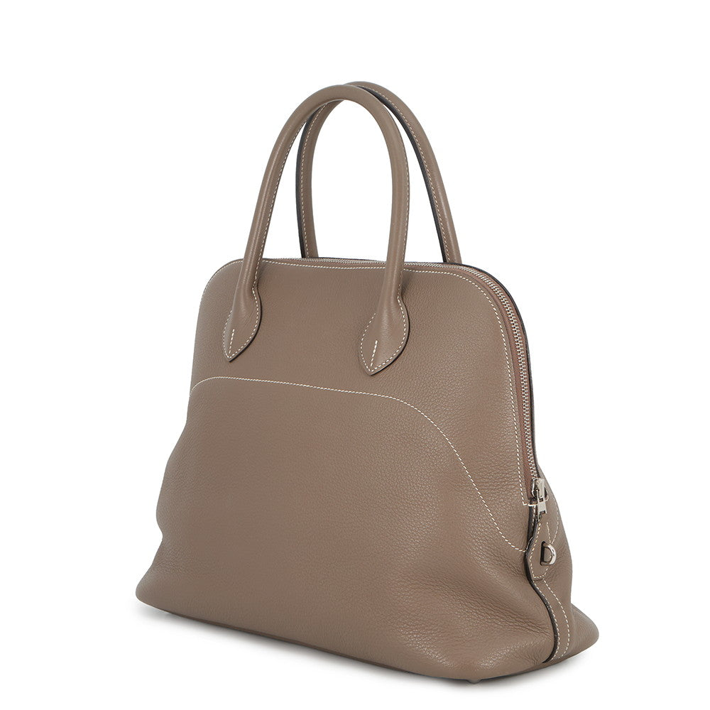 HERMES Bolide Relax Etoupe Taurillon Nobillo Size 35