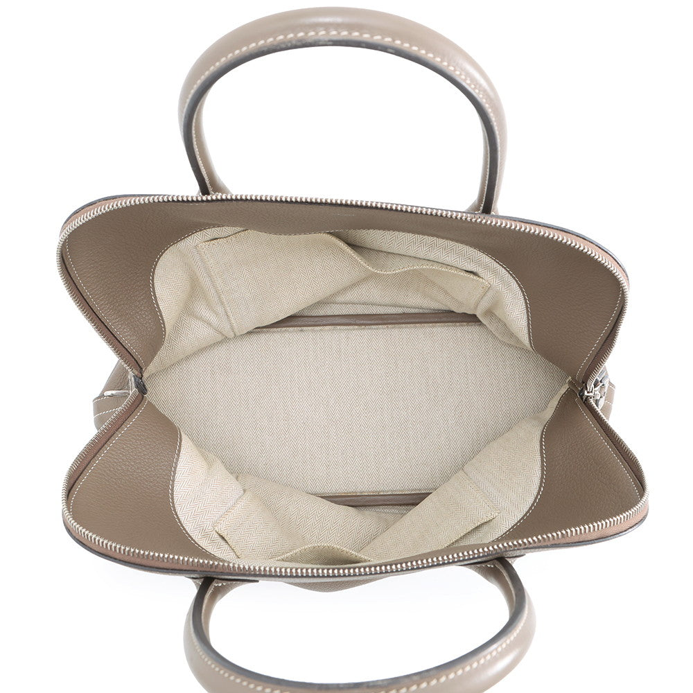 HERMES Bolide Relax Etoupe Taurillon Nobillo Size 35