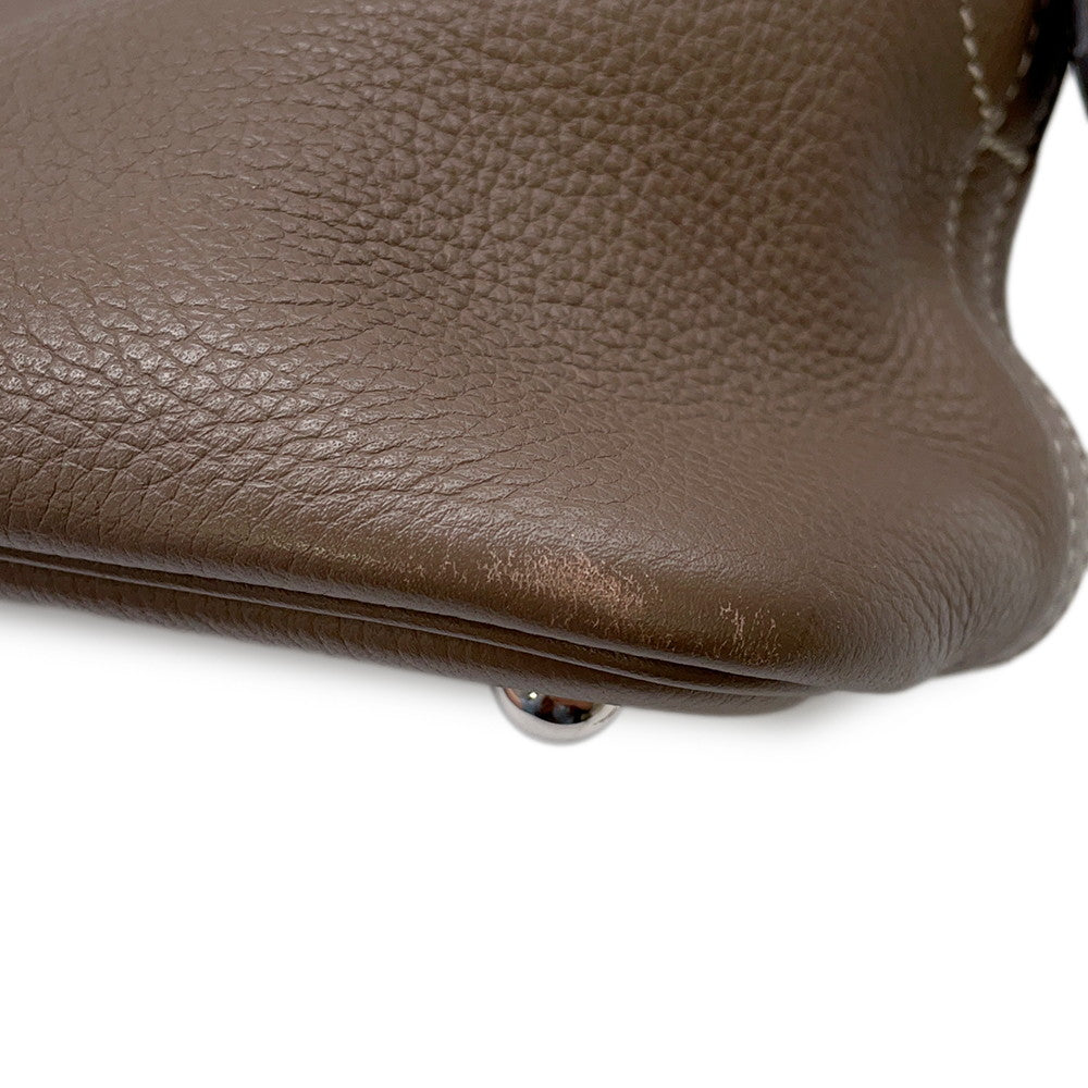 HERMES Bolide Relax Etoupe Taurillon Nobillo Size 35
