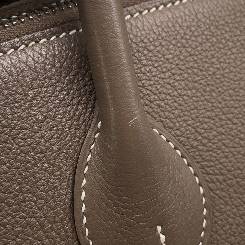 HERMES Bolide Relax Etoupe Taurillon Nobillo Size 35