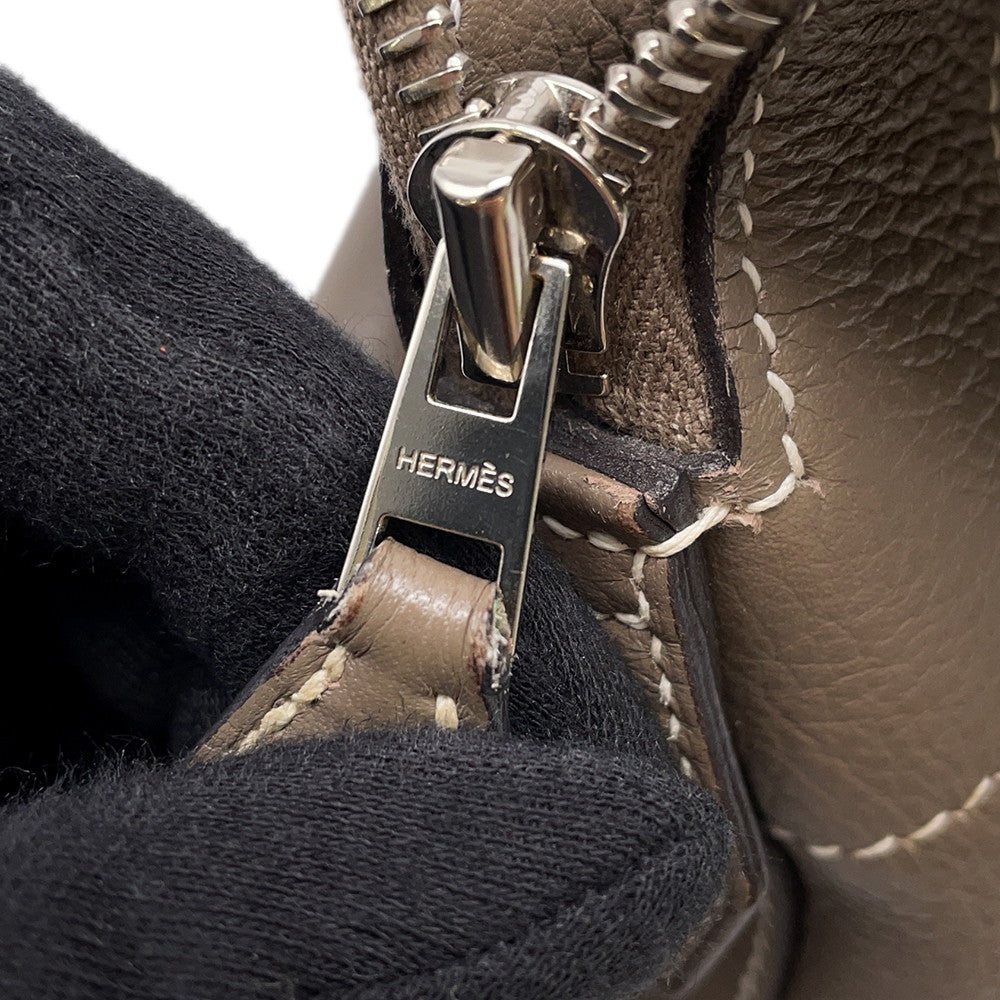 HERMES Bolide Relax Etoupe Taurillon Nobillo Size 35