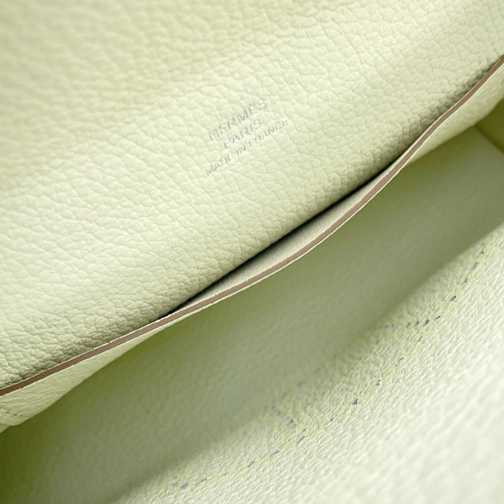 HERMES Videpoches mushroom Togo Leather
