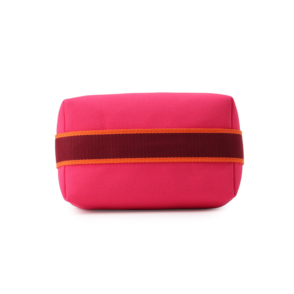 HERMES Brid a Black Hibiscus Canvas Size PM