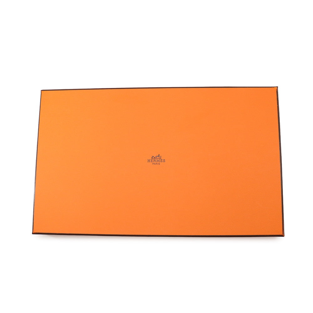 HERMES Brid a Black Hibiscus Canvas Size PM