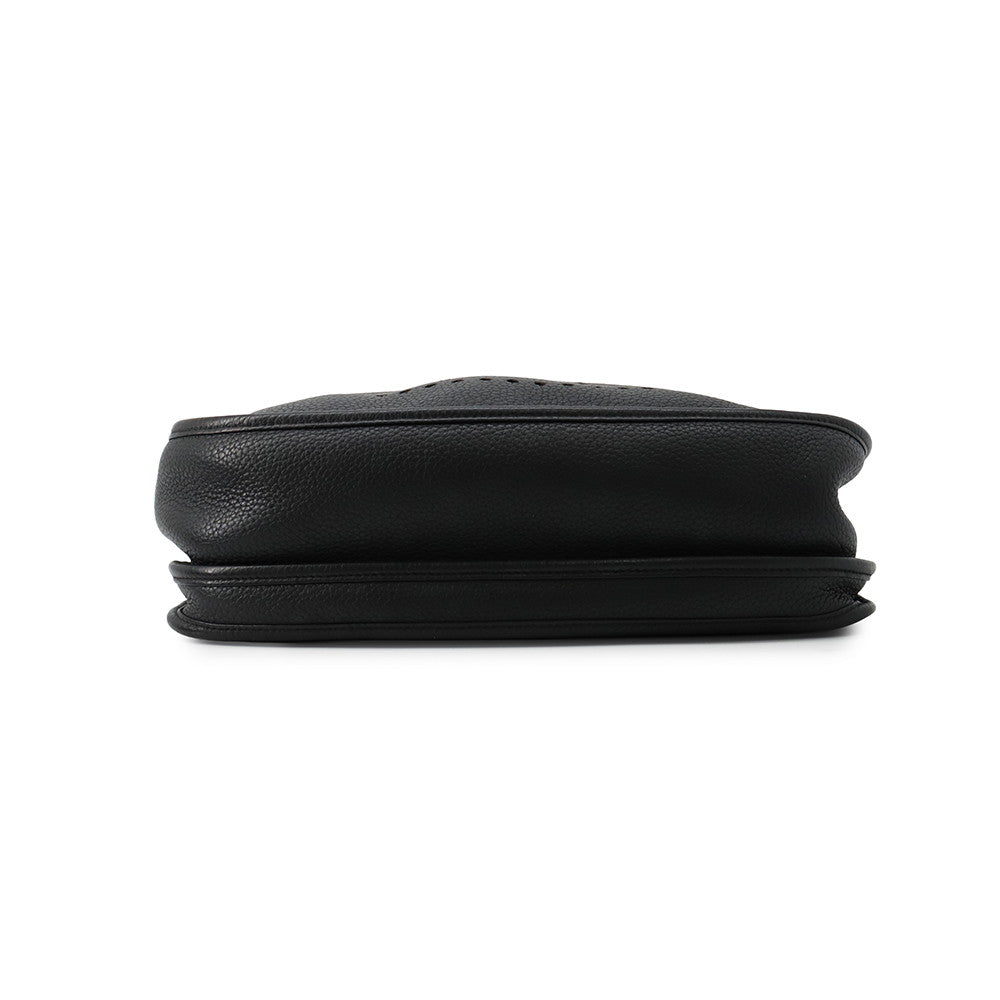 HERMES Evelyne 3 Black Taurillon Clemence Size PM