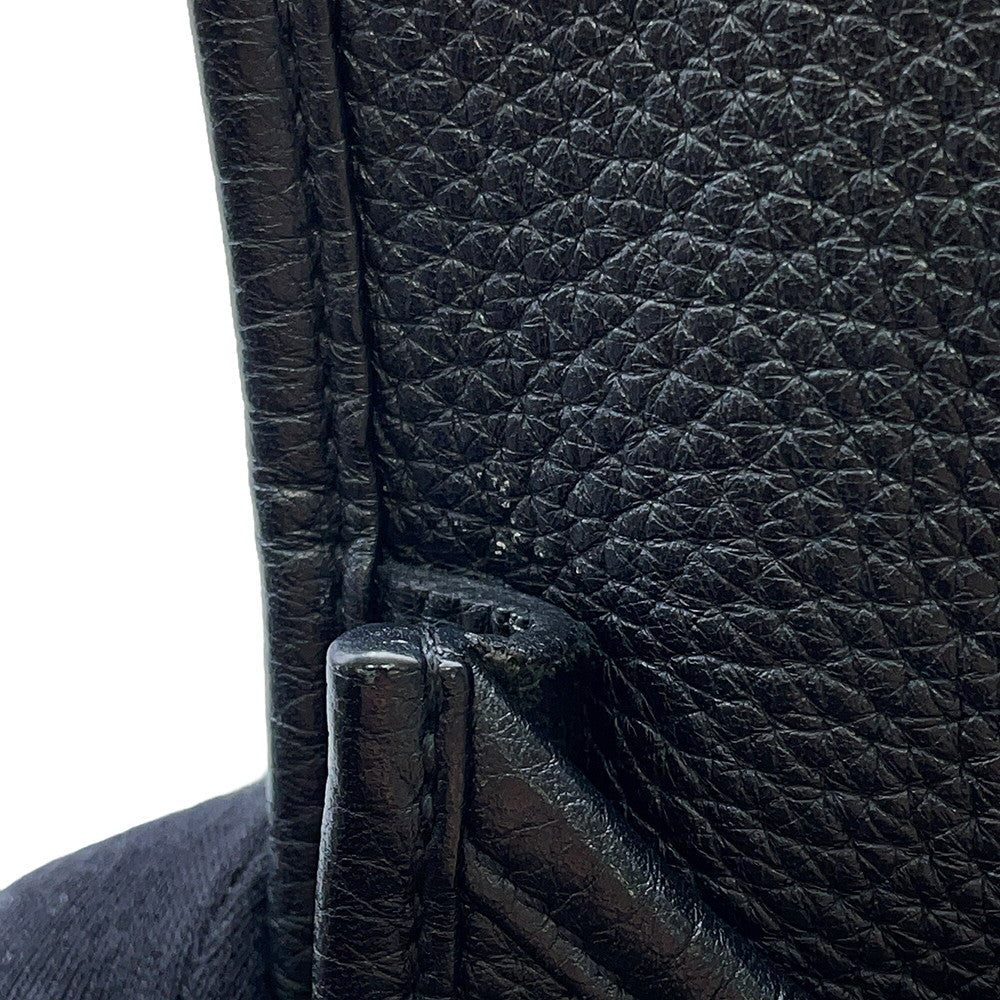 HERMES Evelyne 3 Black Taurillon Clemence Size PM