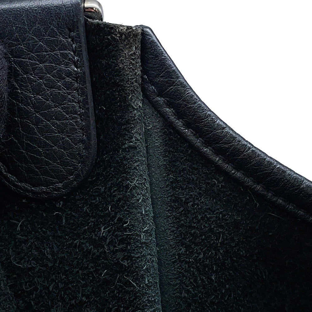 HERMES Evelyne 3 Black Taurillon Clemence Size PM
