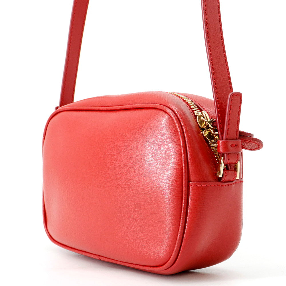 Ferragamo Gancini Ganchocity Shoulder Bag Red21H006 691324 Leather