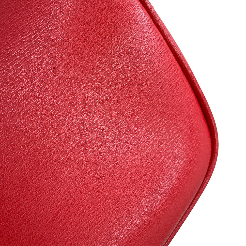 Ferragamo Gancini Ganchocity Shoulder Bag Red21H006 691324 Leather