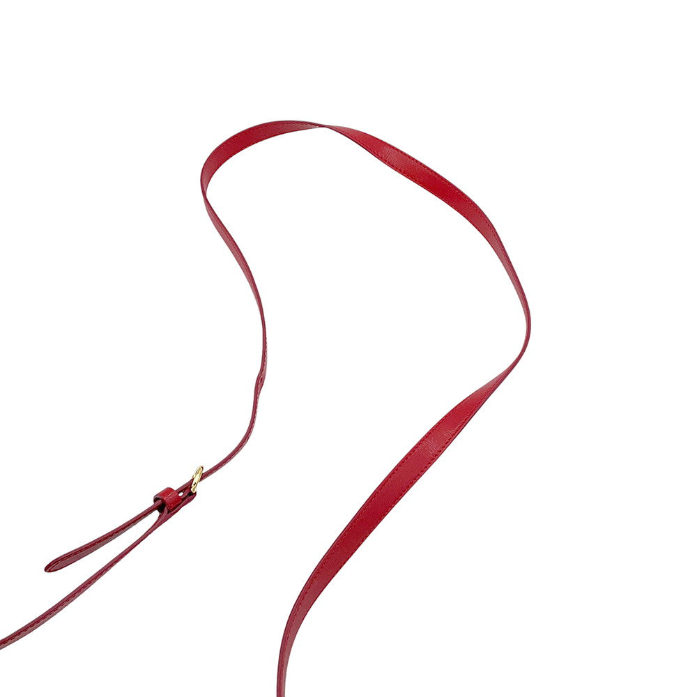 Ferragamo Gancini Ganchocity Shoulder Bag Red21H006 691324 Leather