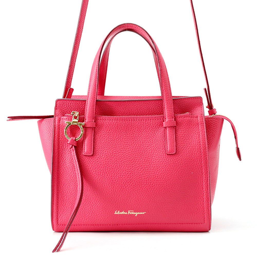 Ferragamo Gancini 2wayBag Pink21F478 Leather