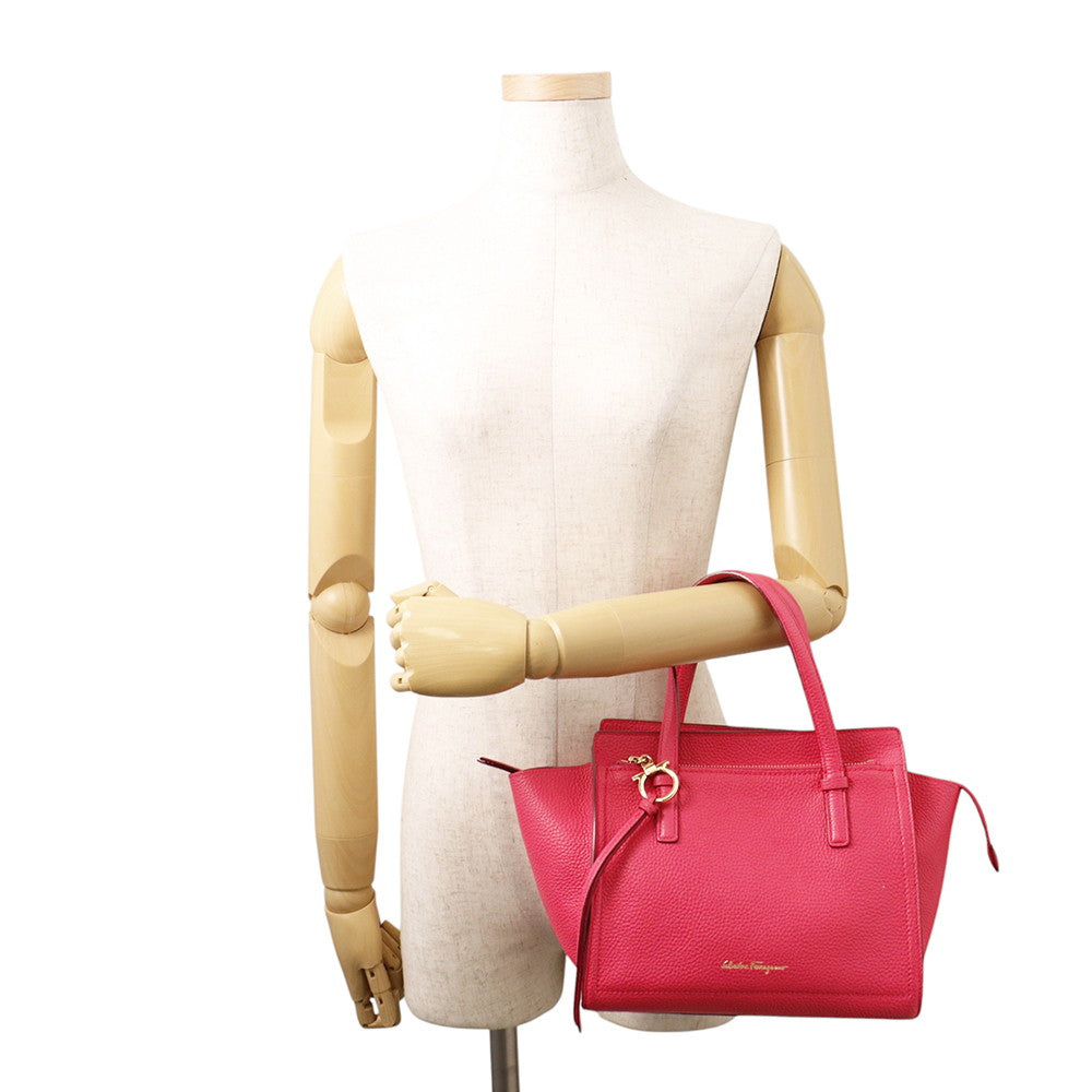 Ferragamo Gancini 2wayBag Pink21F478 Leather
