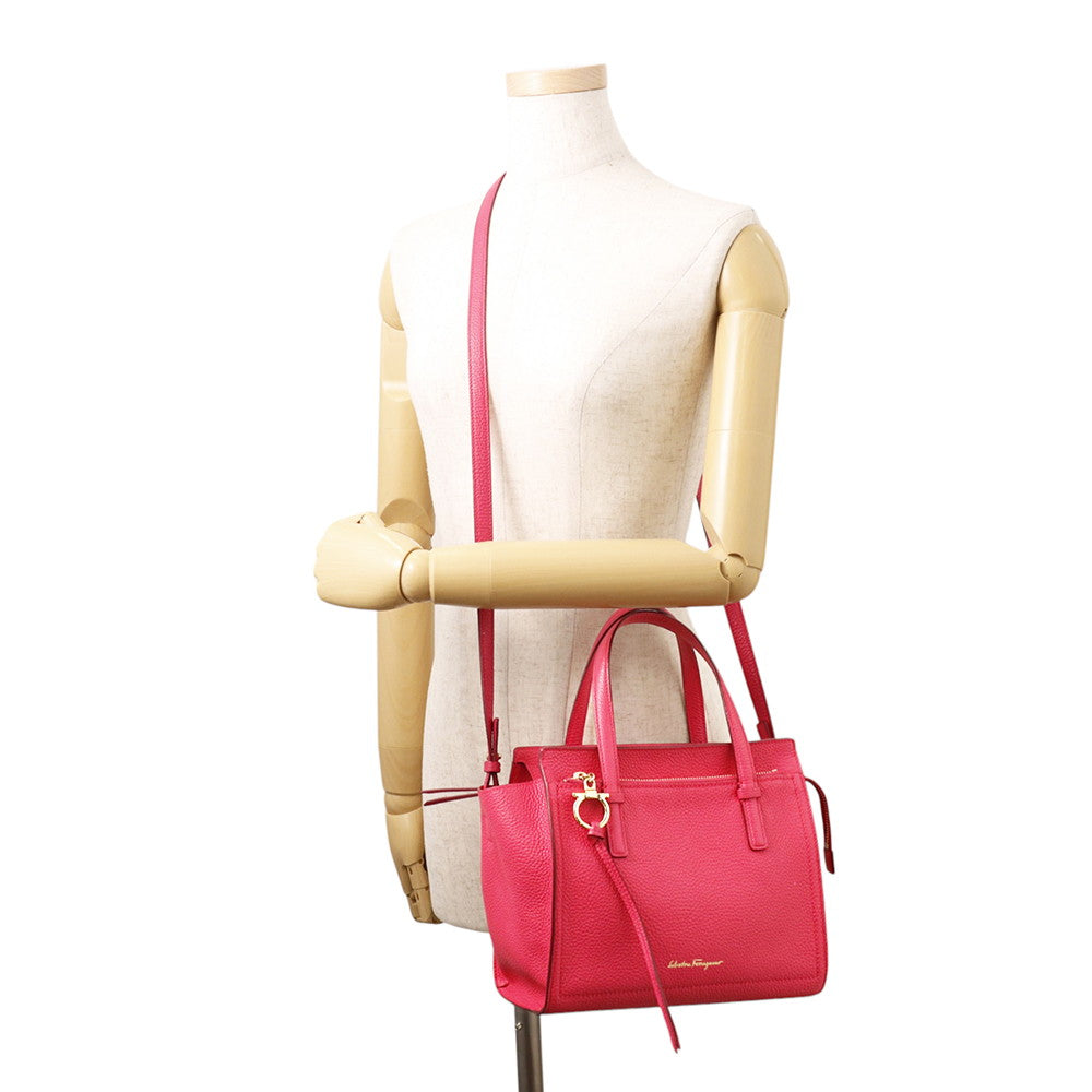 Ferragamo Gancini 2wayBag Pink21F478 Leather