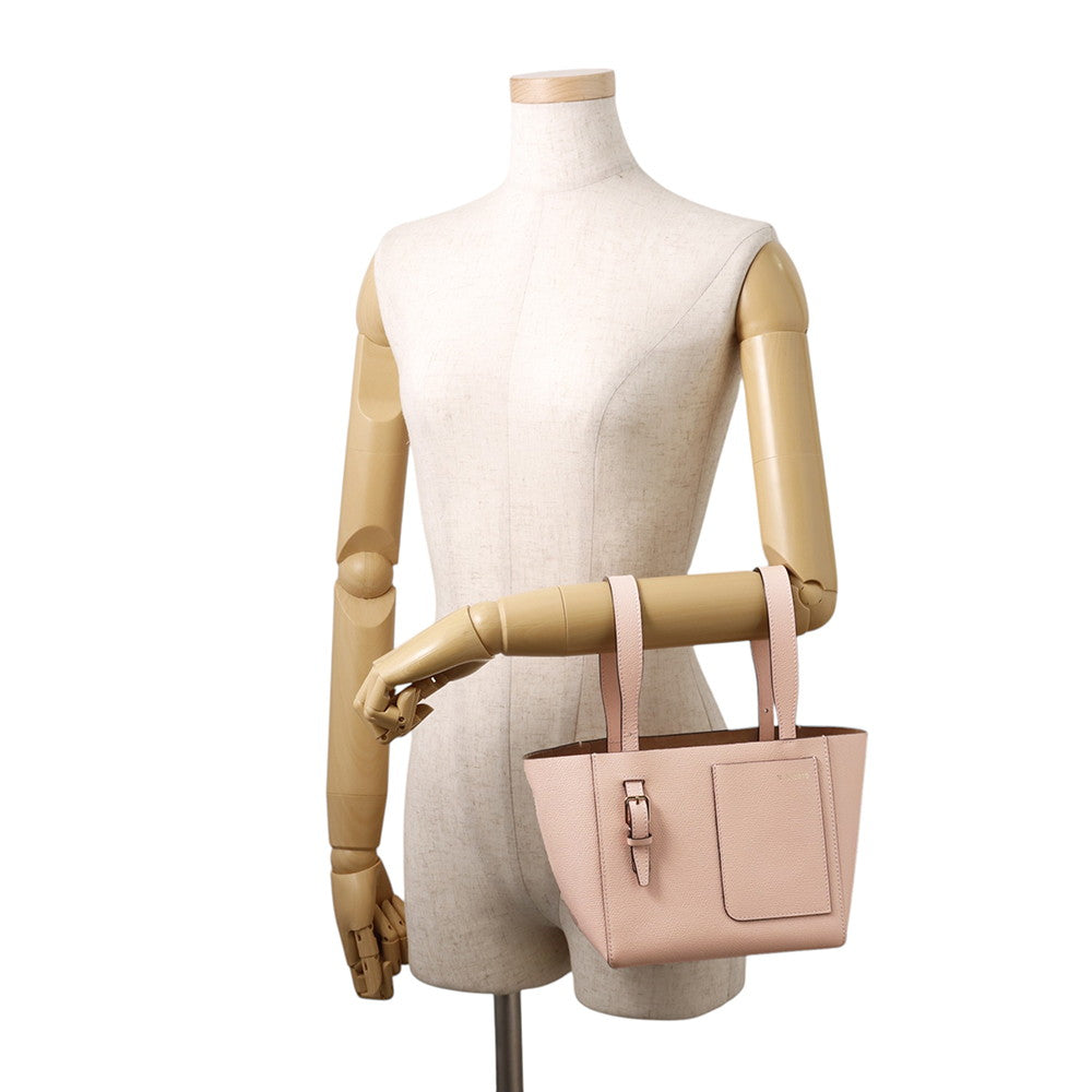 Valextra Valextra Bucket Bag 2-way Bag PeoniaWBSF0090028LOCTFPN Soft Calf Leather Size micro