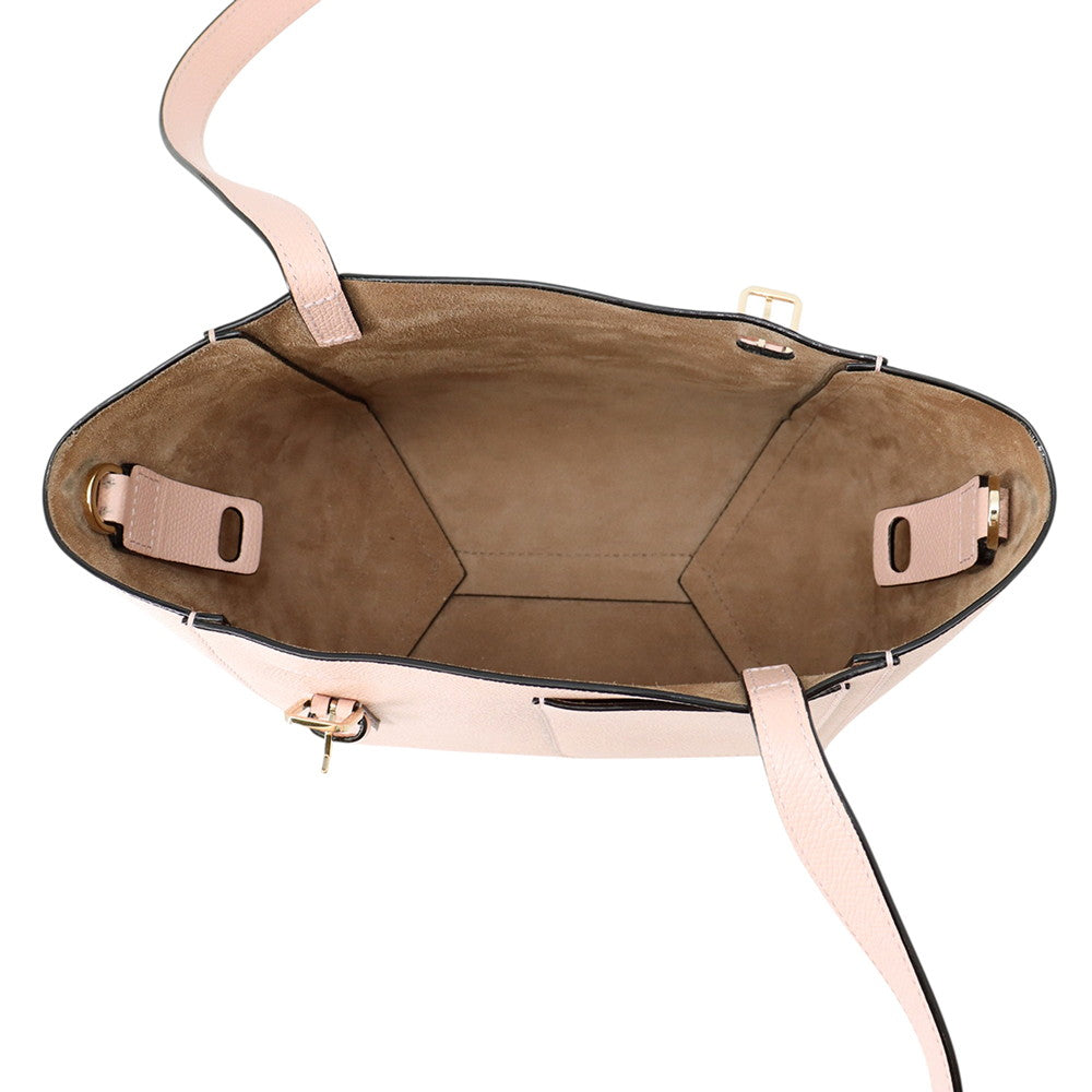 Valextra Valextra Bucket Bag 2-way Bag PeoniaWBSF0090028LOCTFPN Soft Calf Leather Size micro