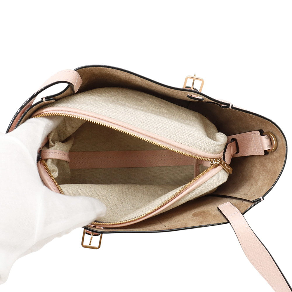 Valextra Valextra Bucket Bag 2-way Bag PeoniaWBSF0090028LOCTFPN Soft Calf Leather Size micro