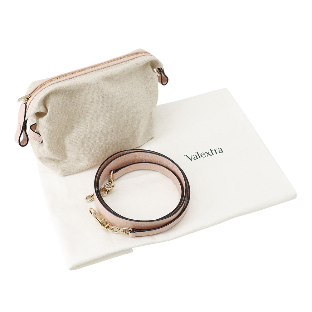 Valextra Valextra Bucket Bag 2-way Bag PeoniaWBSF0090028LOCTFPN Soft Calf Leather Size micro