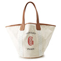 GOYARD Bellara Reversible Tote Bag White/Tan Canvas PVC Leather