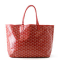 GOYARD Saint-Louis Tote Bag RedSTLOUIPMLTY02CL02P PVC Leather Size PM