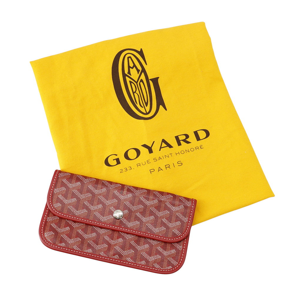 GOYARD Saint-Louis Tote Bag RedSTLOUIPMLTY02CL02P PVC Leather Size PM