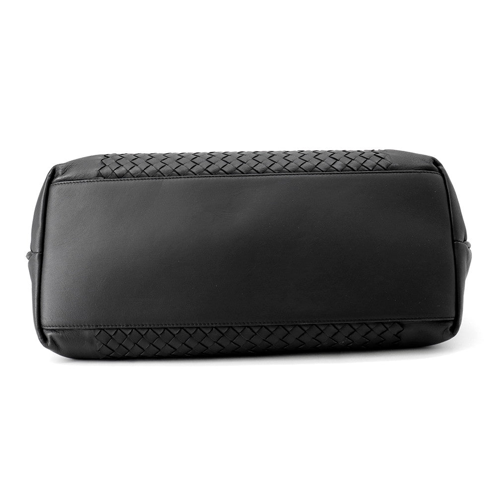 Bottega Veneta INTRECCIATO Tote Bag Black428331 Leather