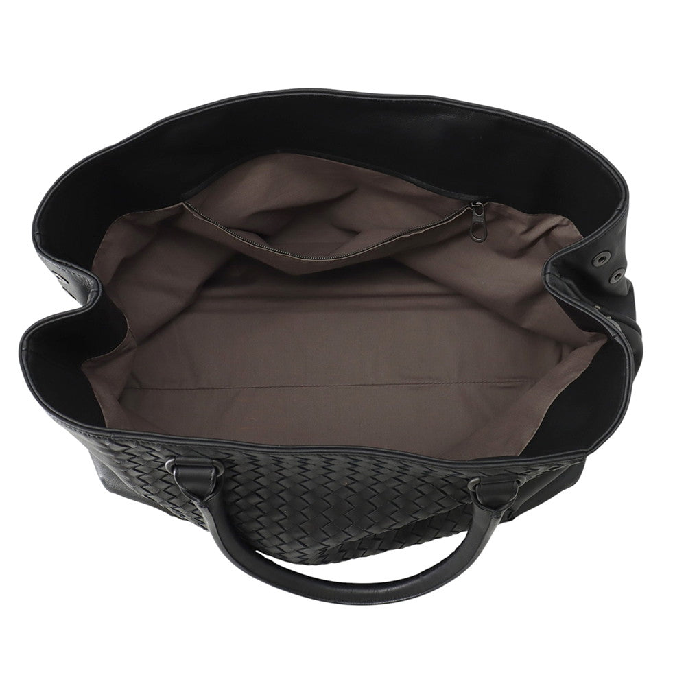 Bottega Veneta INTRECCIATO Tote Bag Black428331 Leather